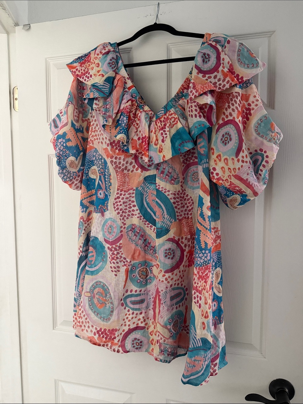 Spell linen Mini VNeck XL EUC worn once